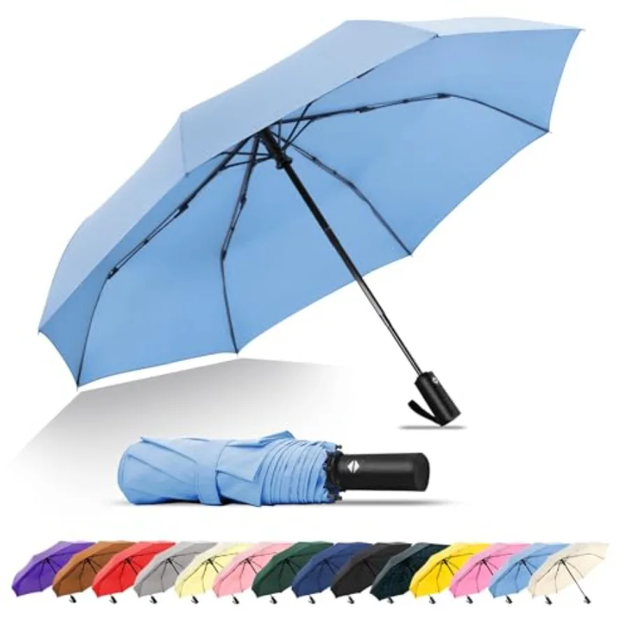 SoulRain Travel Umbrella - Compact Umbrella for Rain - Perfect Large Auto Folding Umbrella - Ideal Car umbrella, Small umbrella
SoulRain Travel Umbrella - Compact Umbrella for Rain - Perfect Large Auto Folding Umbrella - Ideal Car umbrella, Small umbrella