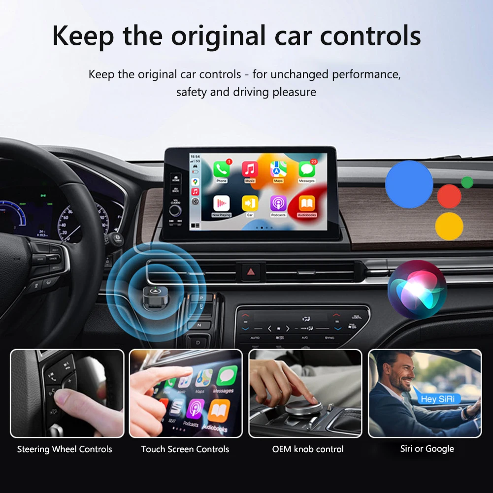 Проводной к беспроводному Carplay и Android Auto CarPlay Dongle Проводной к беспроводному интеллектуальному мини-адаптеру Auto Connect 2 в 1 Dongle
Проводной к беспроводному Carplay и Android Auto CarPlay Dongle Проводной к беспроводному интеллектуальному мини-адаптеру Auto Connect 2 в 1 Dongle
