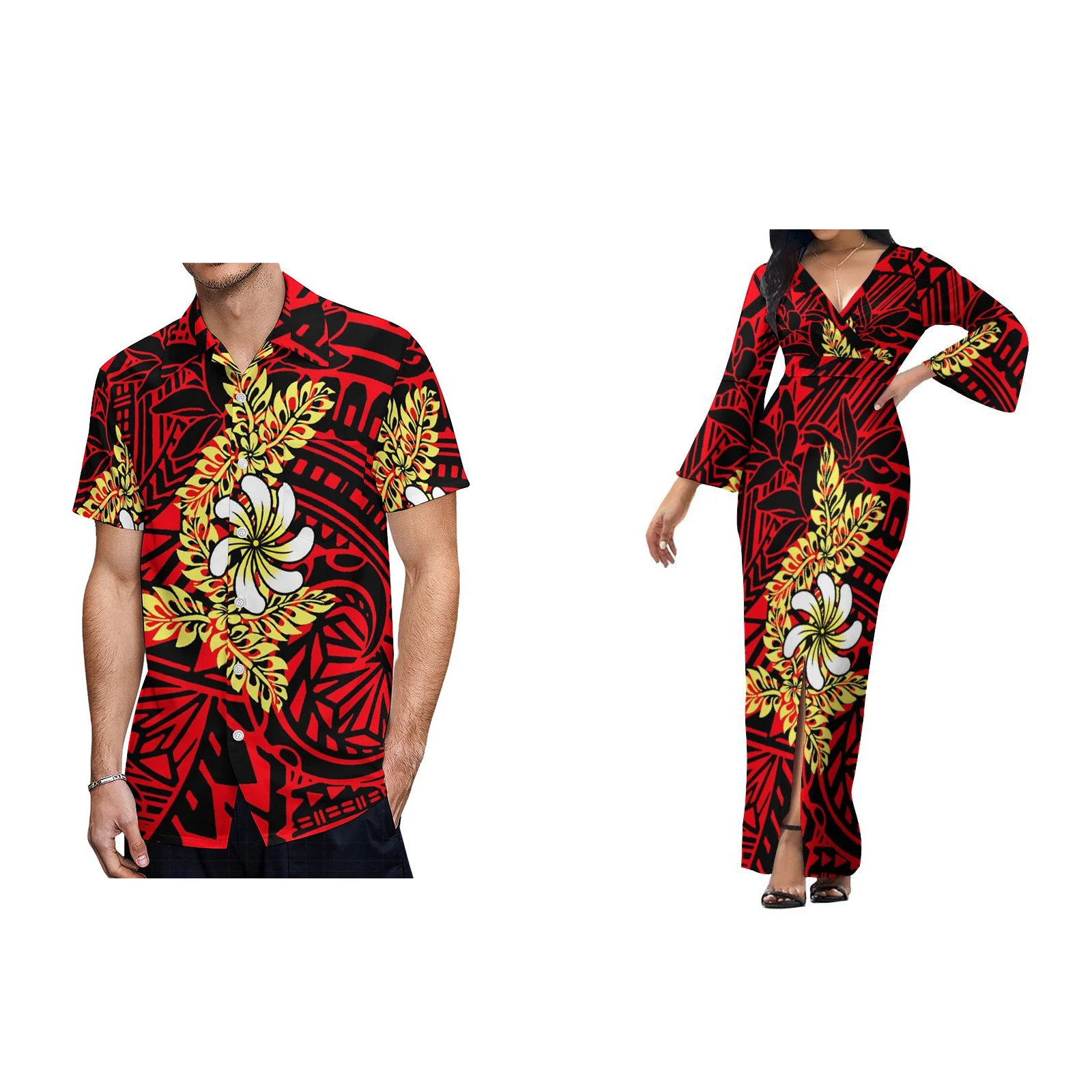 New Pacific Heritage Design Custom Deep V Neck Flare Sleeve Split Casual Dress Polynesian Print Maxi Dresses Women Lady Elegant
New Pacific Heritage Design Custom Deep V Neck Flare Sleeve Split Casual Dress Polynesian Print Maxi Dresses Women Lady Elegant