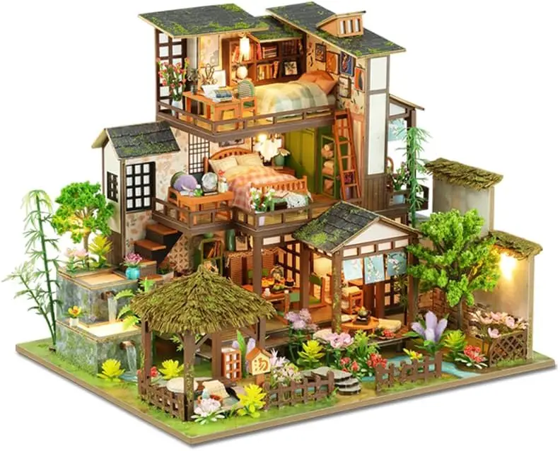 DIY Miniature House Kits, Tiny House Kit, Doll House Kits for Adults to Building, Unique Gift for Birthday Mothers Day, Bamboo S
DIY Miniature House Kits, Tiny House Kit, Doll House Kits for Adults to Building, Unique Gift for Birthday Mothers Day, Bamboo S