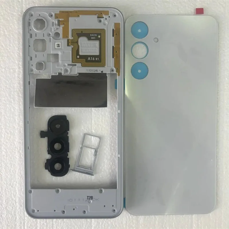 For Samsung Galaxy A16 5G A166 Phone Housing Middle Frame+Battery Back Cover Case Rear Door With Camera Lens
For Samsung Galaxy A16 5G A166 Phone Housing Middle Frame+Battery Back Cover Case Rear Door With Camera Lens