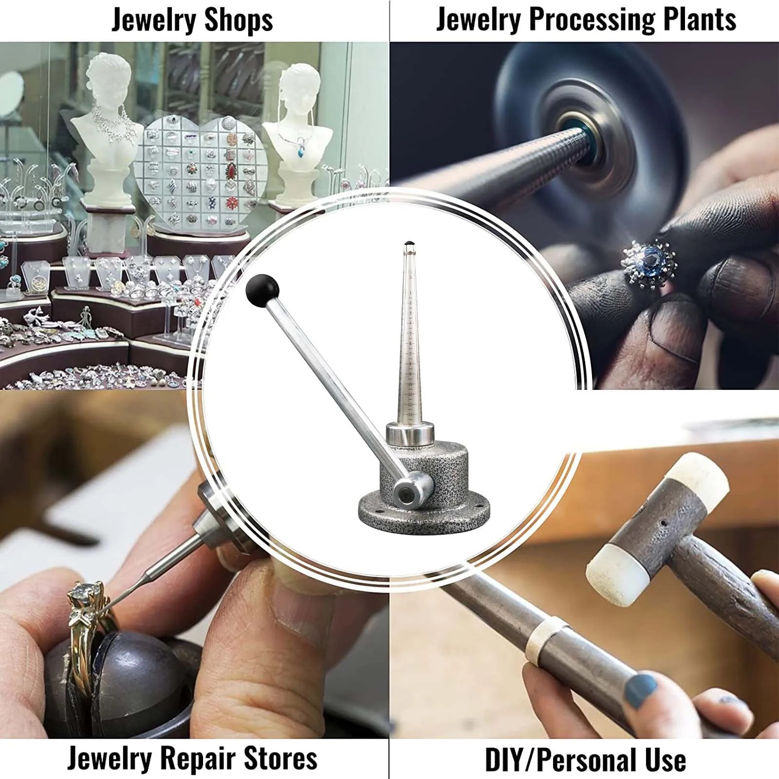 5KG Ring Stretcher And Reducer With with US/JP/HK/EUR Size Jewelry Repair Nodular Iron Coin Vertical Mandrel Diy
5KG Ring Stretcher And Reducer With with US/JP/HK/EUR Size Jewelry Repair Nodular Iron Coin Vertical Mandrel Diy