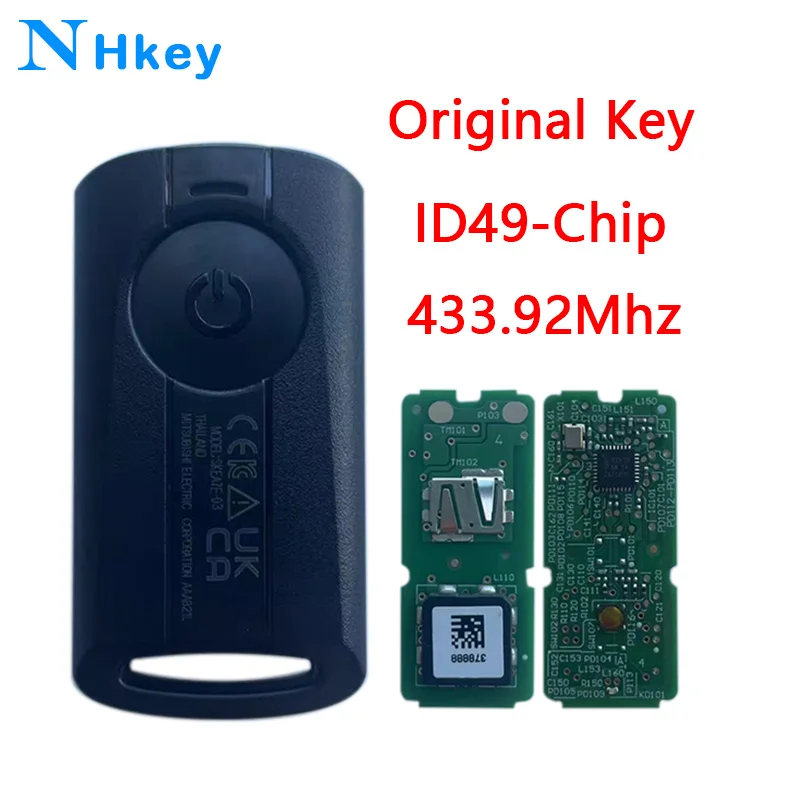 NHkey новый оригинальный ключ дистанционного управления для мотоцикла ID49, подходит для YAMAHA XMAX XMAX300 NVX NVX155 AEROX JAUNS QBIX 433,92 МГц
NHkey новый оригинальный ключ дистанционного управления для мотоцикла ID49, подходит для YAMAHA XMAX XMAX300 NVX NVX155 AEROX JAUNS QBIX 433,92 МГц