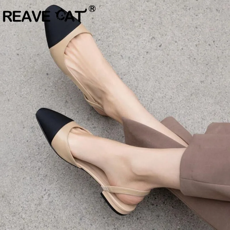 Женские босоножки на блочном каблуке REAVE CAT, весенние кожаные сандалии больших размеров 33-42 с круглым носком и ремешком из натуральной кожи, бежевого, белого и черного цветов, S3081
Женские босоножки на блочном каблуке REAVE CAT, весенние кожаные сандалии больших размеров 33-42 с круглым носком и ремешком из натуральной кожи, бежевого, белого и черного цветов, S3081