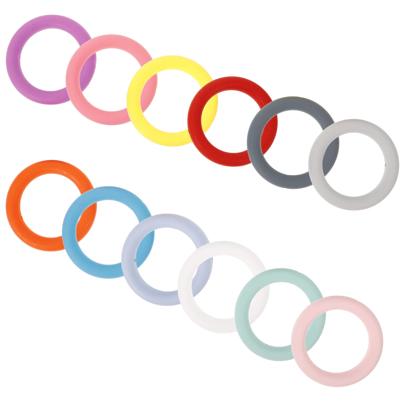 12 Pcs Silicone Rings Colored Circle Beads Keychain Diy Small Decorative Frame Pendant Jewelry Making Accessories
12 Pcs Silicone Rings Colored Circle Beads Keychain Diy Small Decorative Frame Pendant Jewelry Making Accessories