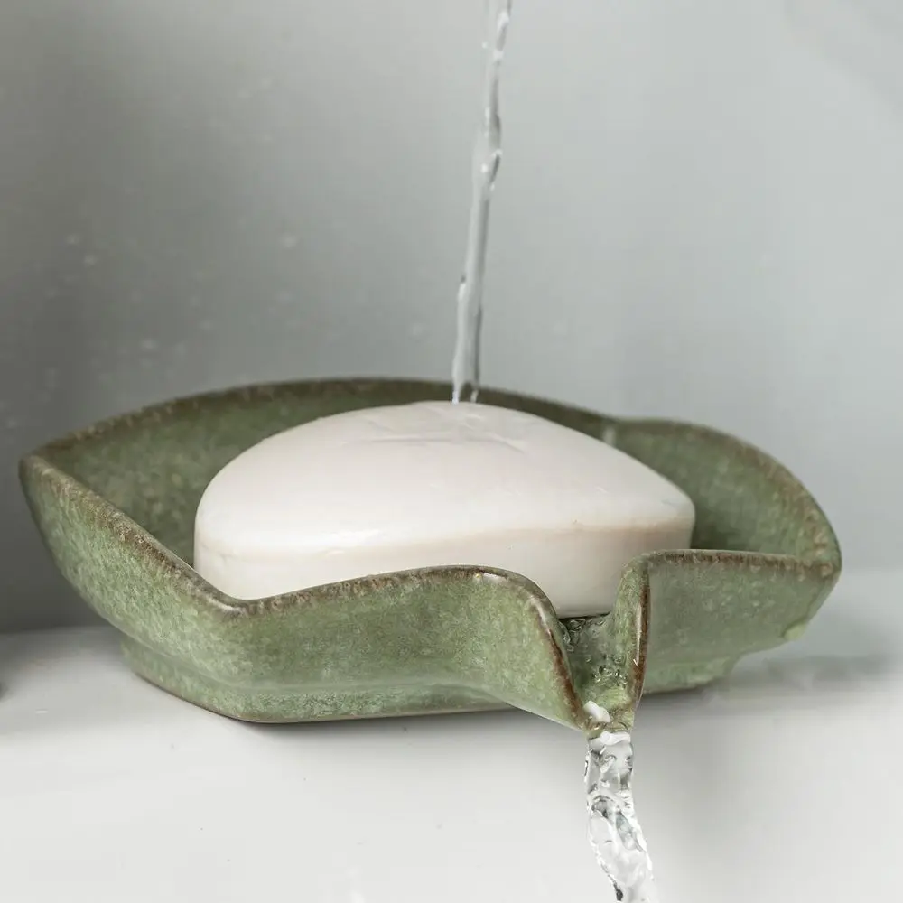 Eco-Friendly Drainage Soap Dish, Green, for Bathroom, Kitchen, and Shower, Keeps Soap Dry
Eco-Friendly Drainage Soap Dish, Green, for Bathroom, Kitchen, and Shower, Keeps Soap Dry