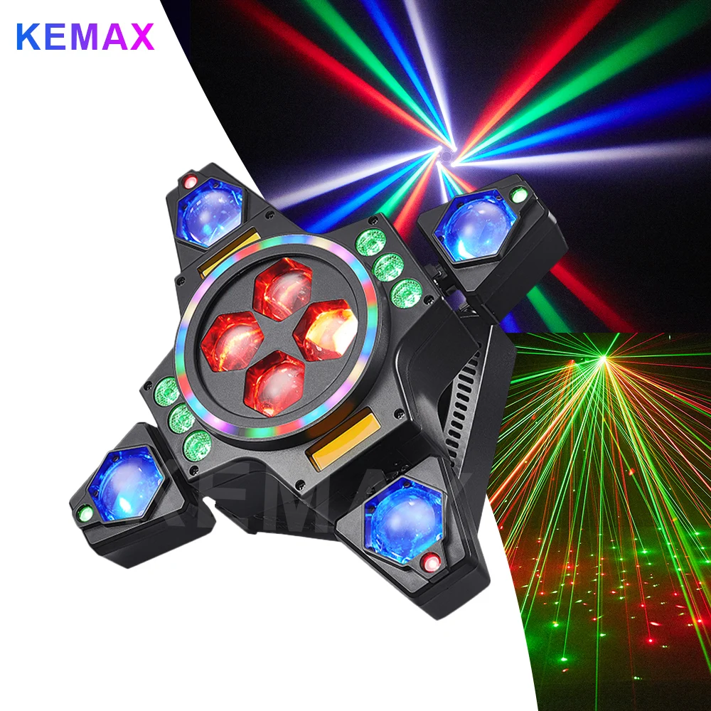 100W LED Moving Head Disco Lights 4-Arm Remote Control RGBW DJ Party Light Lyre Beam Strobe DMX512 Stage Nightclub Bar Wedding
100W LED Moving Head Disco Lights 4-Arm Remote Control RGBW DJ Party Light Lyre Beam Strobe DMX512 Stage Nightclub Bar Wedding