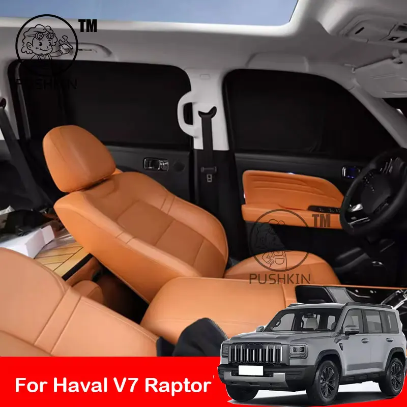For Haval V7 Raptor 2026 Full Black Car Sunshade Side Window Privacy Curtains Front Rear Sunscreen Heat Insulation Sunshield
For Haval V7 Raptor 2026 Full Black Car Sunshade Side Window Privacy Curtains Front Rear Sunscreen Heat Insulation Sunshield