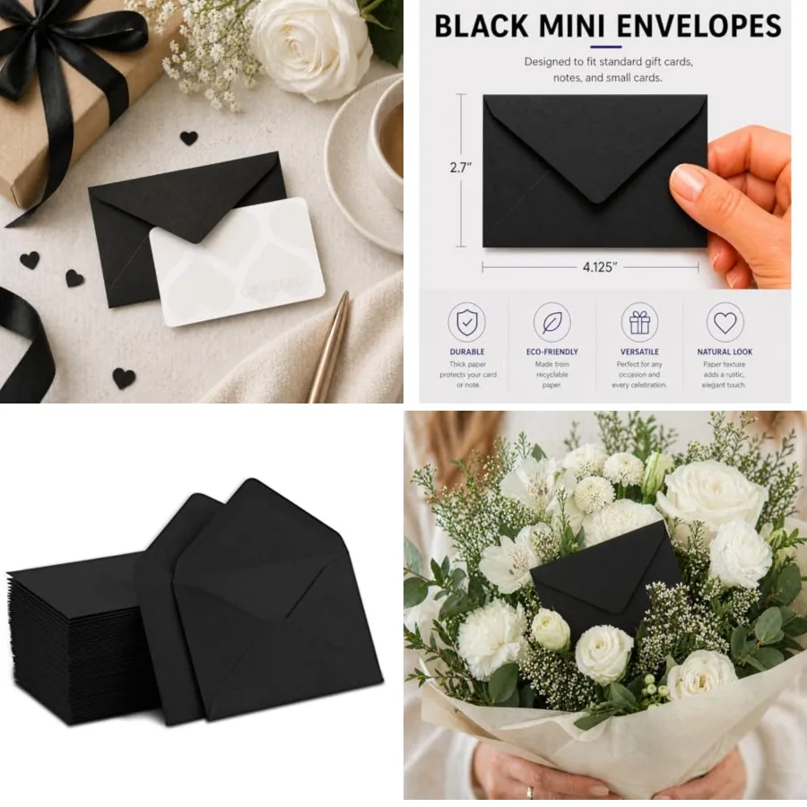 Mini Envelopes Small Assorted Colo Envelopes For Gift Card, Business Card 4x 2.7
Mini Envelopes Small Assorted Colo Envelopes For Gift Card, Business Card 4x 2.7