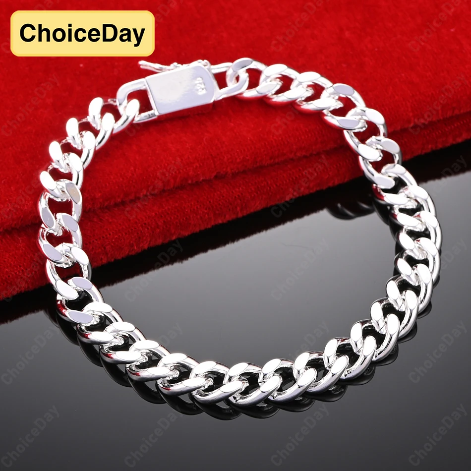 ChoiceDay 925 Sterling Silver 8 Inch 20cm Delicate Geometric Bracelet Women Jewelry Gift Accessories Party
ChoiceDay 925 Sterling Silver 8 Inch 20cm Delicate Geometric Bracelet Women Jewelry Gift Accessories Party