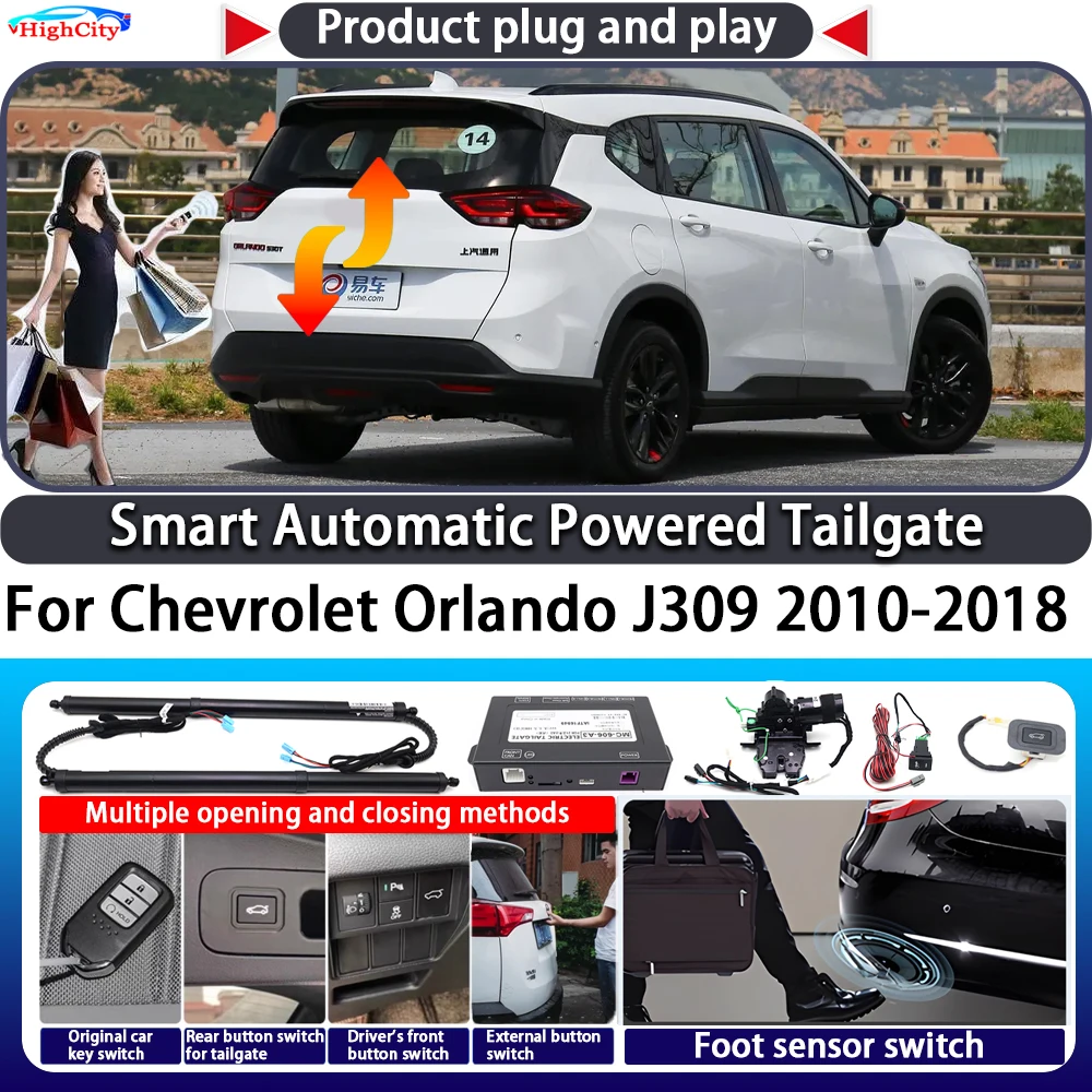 For Chevrolet Orlando J309 2010-2018 Smart Automatic Powered Tailgate Key Control Trunk Lift Close Kit Electric Power Tailgate
For Chevrolet Orlando J309 2010-2018 Smart Automatic Powered Tailgate Key Control Trunk Lift Close Kit Electric Power Tailgate