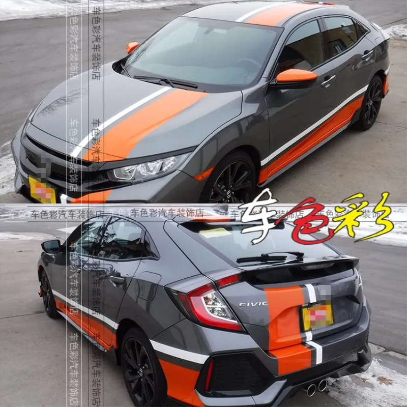 New Custom Car Stickers FOR Honda CIVIC 2020-2022 Hatchback Body Decoration Sports Car Foil Vinyl Car Decal Accessories
New Custom Car Stickers FOR Honda CIVIC 2020-2022 Hatchback Body Decoration Sports Car Foil Vinyl Car Decal Accessories