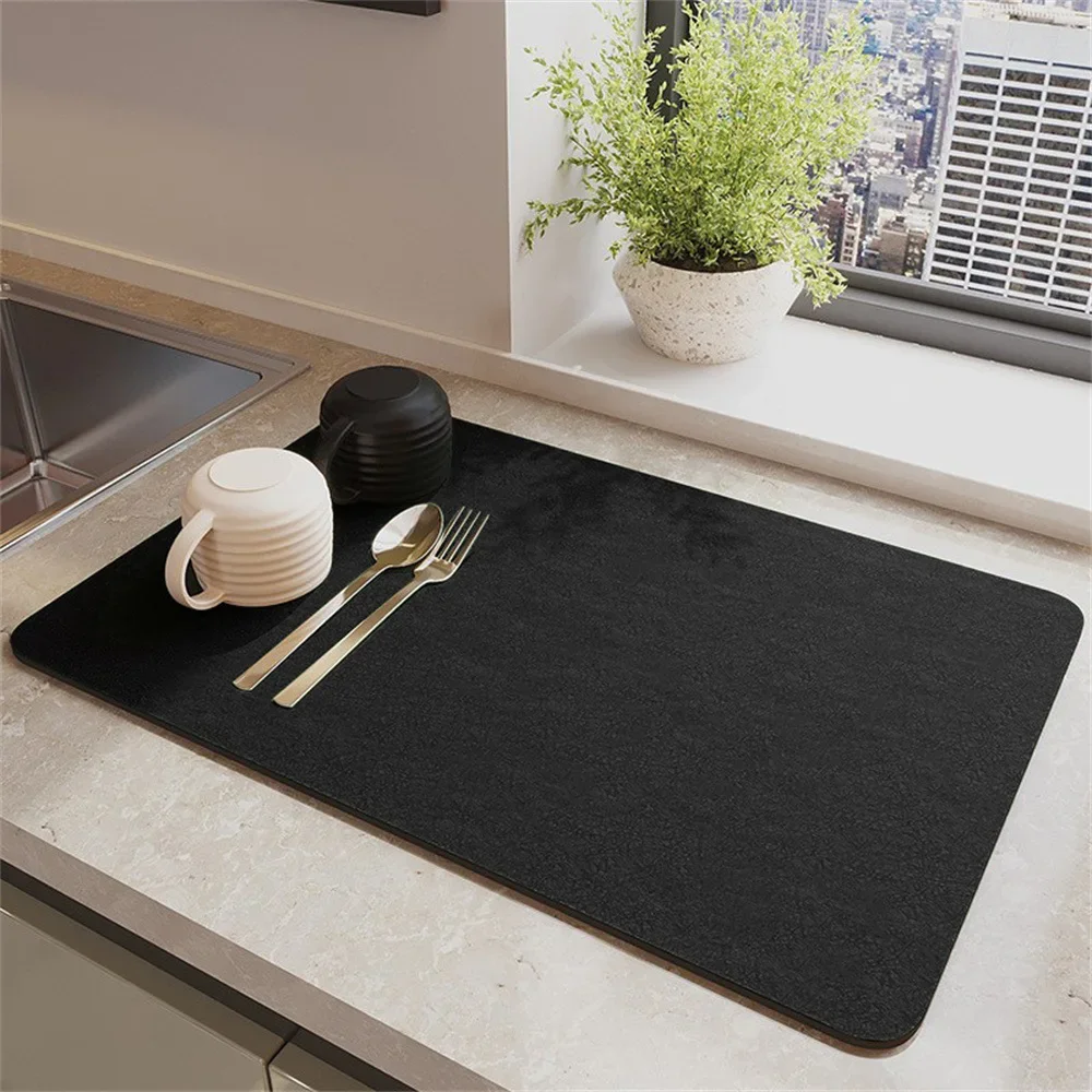 Large Kitchen Super Absorbent Mat Coffee Dish Draining Mat Drying Mat Quick Dry Bathroom Drain Pad Kitchen Faucet Placemat Doily
Large Kitchen Super Absorbent Mat Coffee Dish Draining Mat Drying Mat Quick Dry Bathroom Drain Pad Kitchen Faucet Placemat Doily