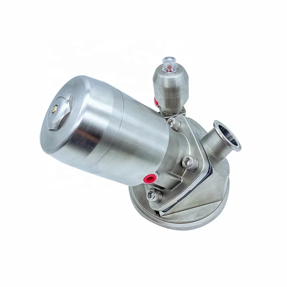 Биофаармацевтический гигиенический асептический многоходовой многопортовый пневматический приводной клапан с диафрагмой
Биофаармацевтический гигиенический асептический многоходовой многопортовый пневматический приводной клапан с диафрагмой