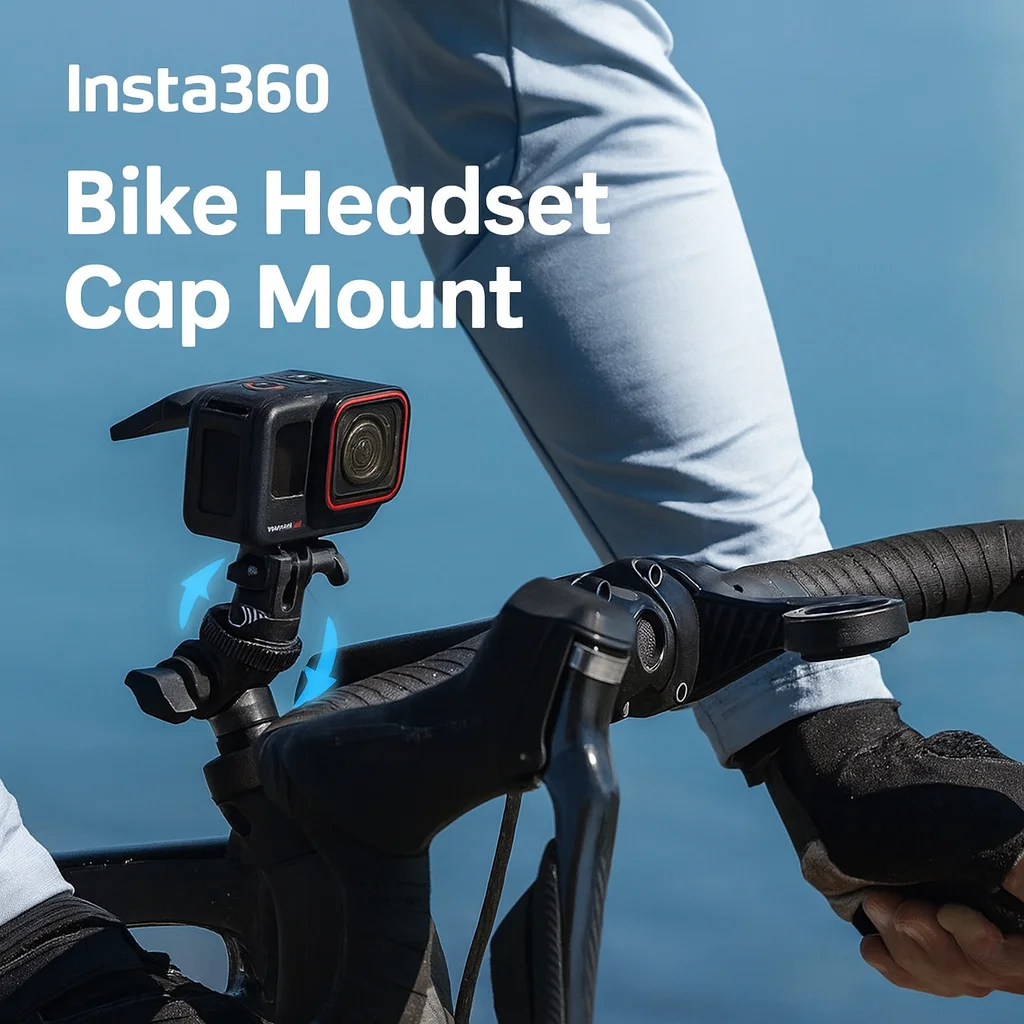 Крепление на крышку велосипедной гарнитуры Insta360 | Велосипедные снимки Secure на 3-й человек и FPV, совместимые с GO Ultra/X5/Ace Pro 2/X4/GO 3S/Ace Pro
Крепление на крышку велосипедной гарнитуры Insta360 | Велосипедные снимки Secure на 3-й человек и FPV, совместимые с GO Ultra/X5/Ace Pro 2/X4/GO 3S/Ace Pro