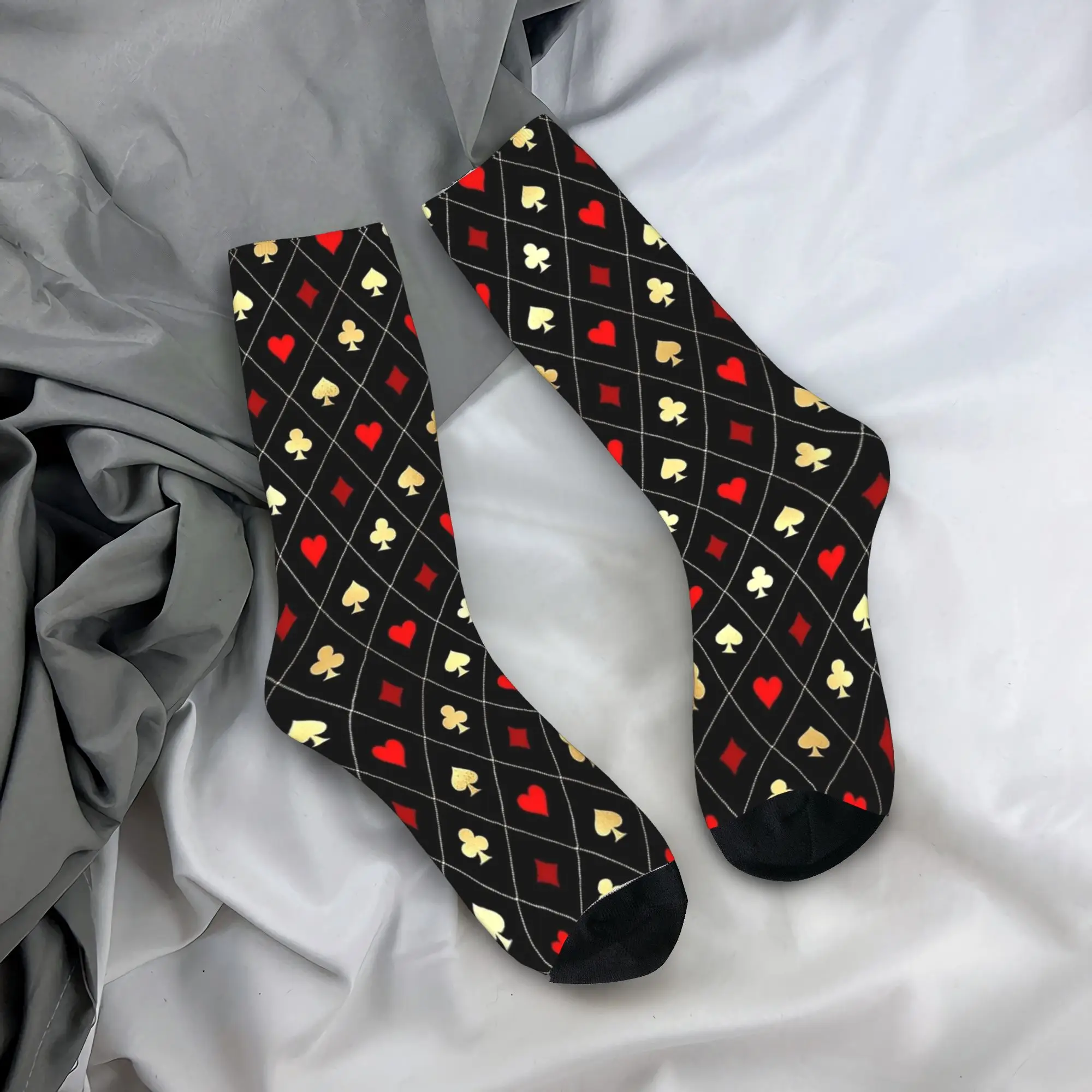 Winter Warm Fashion Women Men Playing Cards Poker Socks Breathable Middle Tube Socks
Winter Warm Fashion Women Men Playing Cards Poker Socks Breathable Middle Tube Socks