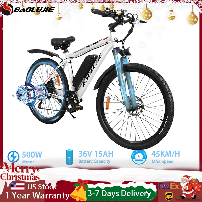 BAOLUJIE S1 Electric Bike for Adults 1000W Motor E bike 70 Miles Rang 28MPH Removable Battery Electric Bicycles【1 Year Warranty】
BAOLUJIE S1 Electric Bike for Adults 1000W Motor E bike 70 Miles Rang 28MPH Removable Battery Electric Bicycles【1 Year Warranty】