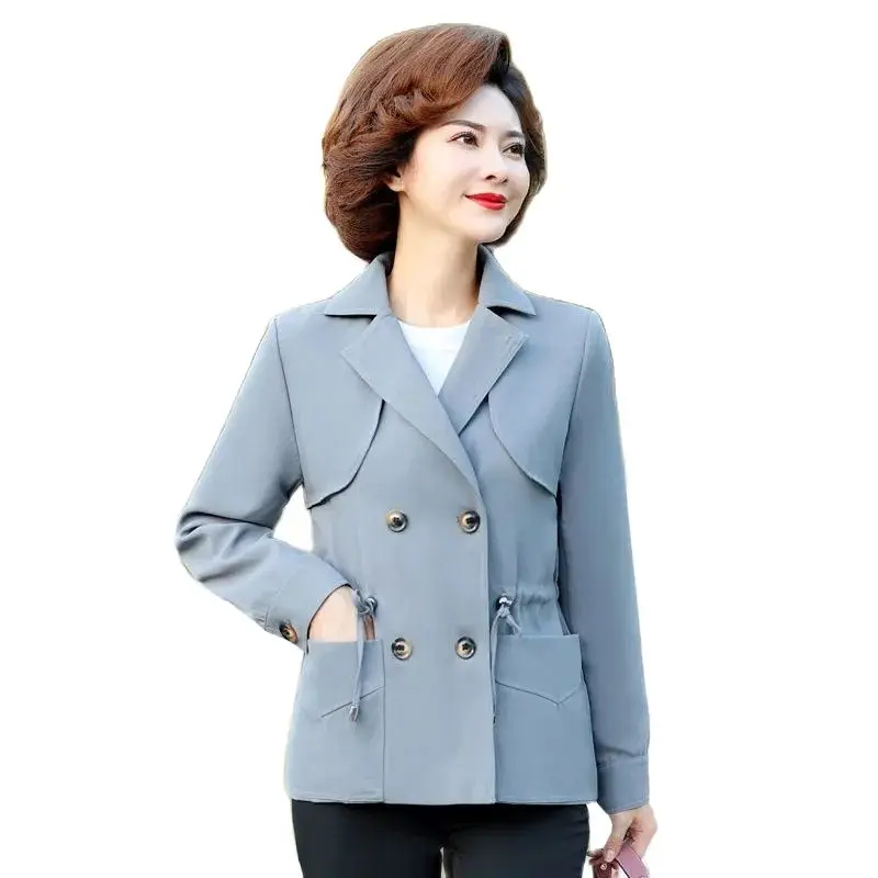 V-neck Long Sleeve High-End Women's Jacket Spring And Autumn 2023 New Loose Fashion Mom OuterwearTemperament Ladies Coat
V-neck Long Sleeve High-End Women's Jacket Spring And Autumn 2023 New Loose Fashion Mom OuterwearTemperament Ladies Coat