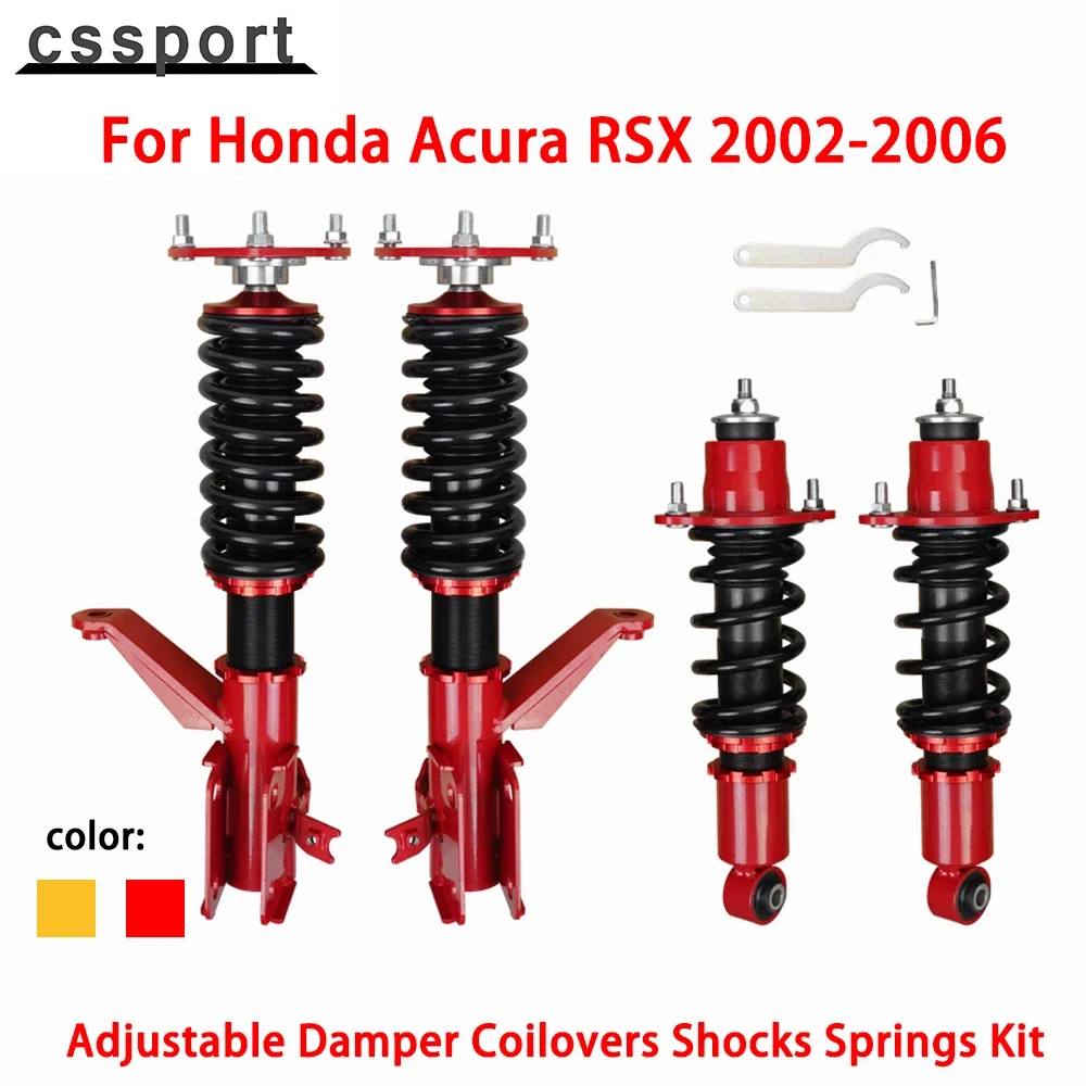 Adjustable Damper Coilovers Shocks Springs Kit For Honda Acura RSX 2002-2006 Coilover Lowering Suspension Shocks Struts EGR-1100
Adjustable Damper Coilovers Shocks Springs Kit For Honda Acura RSX 2002-2006 Coilover Lowering Suspension Shocks Struts EGR-1100