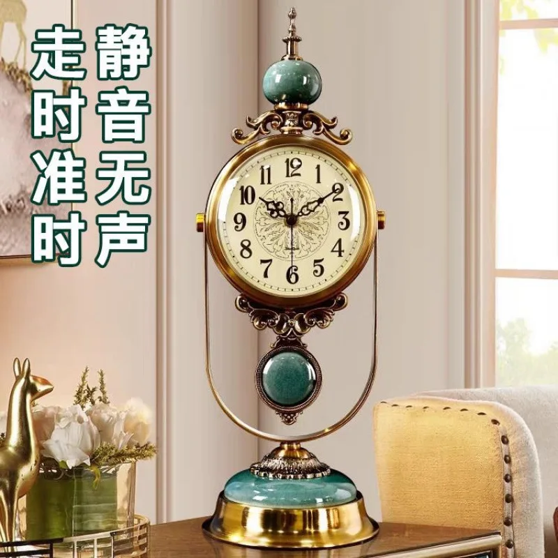 American table pendulum desktop luxury seat clock living room desktop clock decorative sitting clock household ornaments vintage
American table pendulum desktop luxury seat clock living room desktop clock decorative sitting clock household ornaments vintage