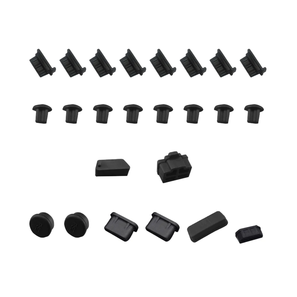 24pcs USB Dust Cover Set Computer Motherboard Protection Anti Dust Plug Silica Gel Protector Moisture Oxidation Prevention Easy
24pcs USB Dust Cover Set Computer Motherboard Protection Anti Dust Plug Silica Gel Protector Moisture Oxidation Prevention Easy