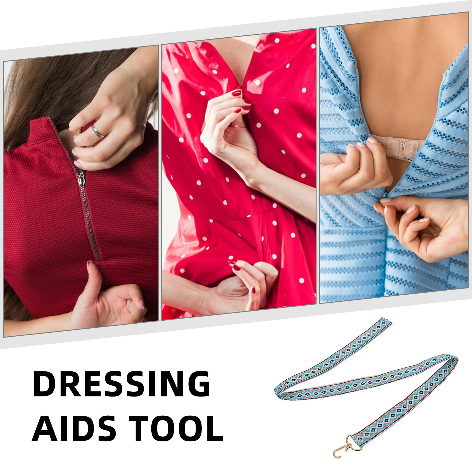 Zipper Puller Helper Dressing Aids Tool for Arthritis Patients Easy One-Hand Zipper Strap Hook Invisible Zip Fastener Assist
Zipper Puller Helper Dressing Aids Tool for Arthritis Patients Easy One-Hand Zipper Strap Hook Invisible Zip Fastener Assist
