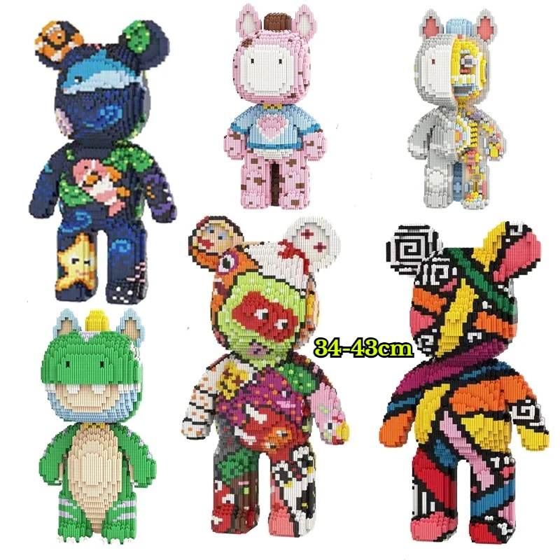 Big 43cm 3D Kawaii Bear Horse Model Micro Diamond Building Block Brick Toys For Children Adult Birthday Gifts Home Ornament
Big 43cm 3D Kawaii Bear Horse Model Micro Diamond Building Block Brick Toys For Children Adult Birthday Gifts Home Ornament