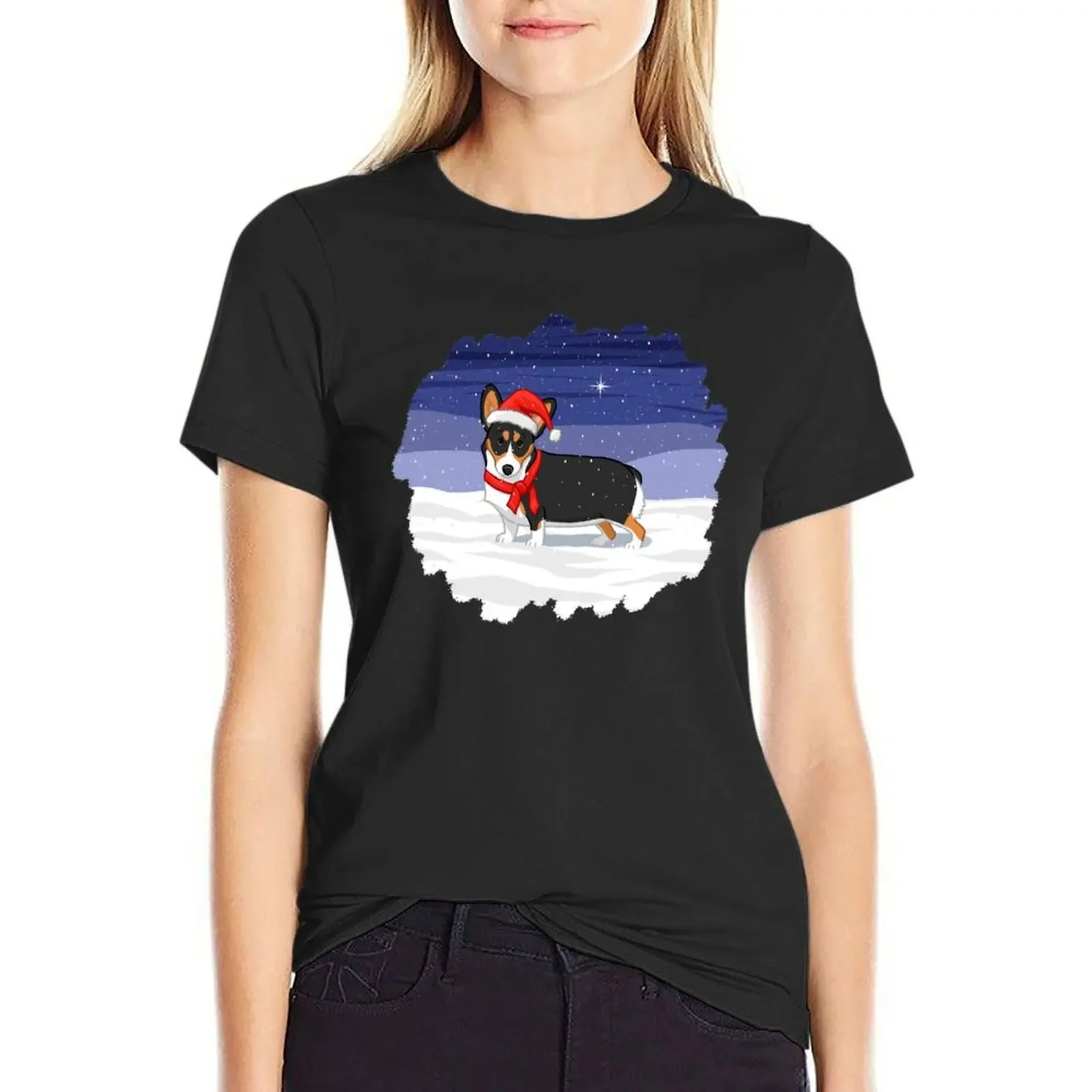 Cute Pembroke Christmas Corgi In Santa Hat T-Shirt customizeds anime clothes graphics heavyweights workout t shirts for Women
Cute Pembroke Christmas Corgi In Santa Hat T-Shirt customizeds anime clothes graphics heavyweights workout t shirts for Women