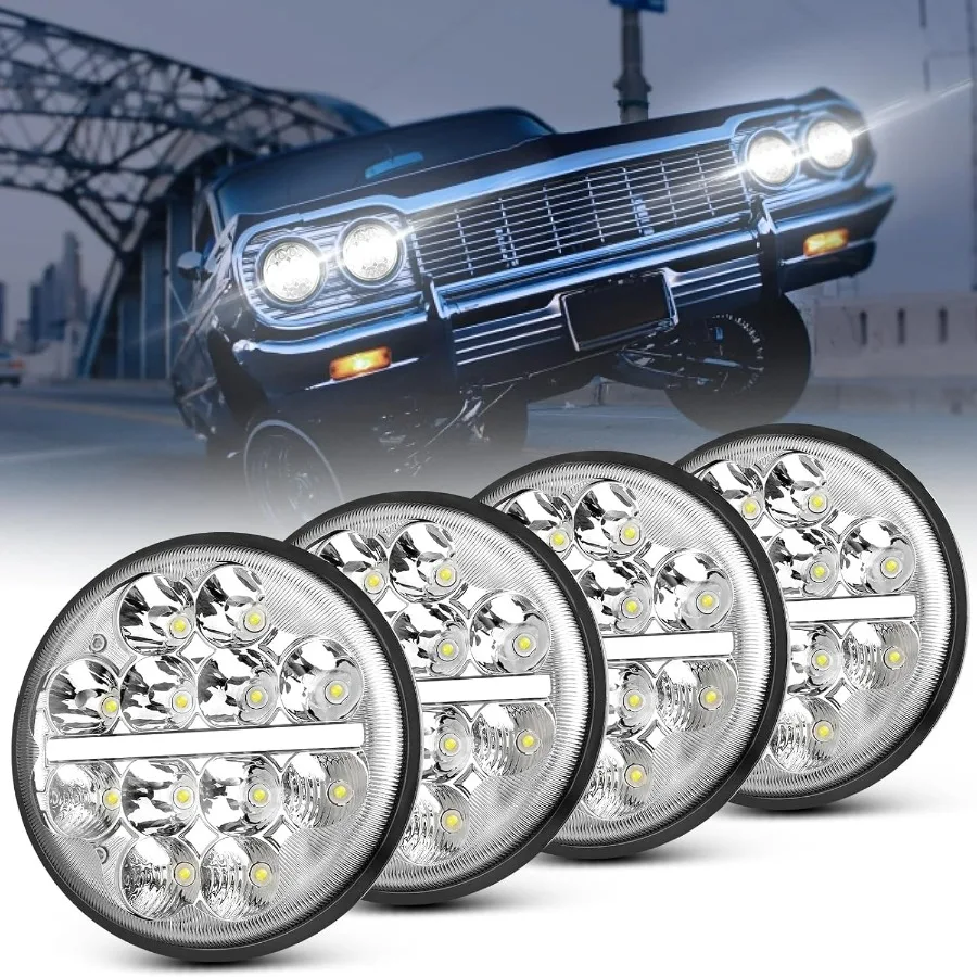 Круглая светодиодная фара 5,75 дюйма, ближний/дальний свет, ДХО, указатель поворота, 35 Вт, герметичная, для маслкаров, спортивных автомобилей, грузовиков, тракторов, черная
Круглая светодиодная фара 5,75 дюйма, ближний/дальний свет, ДХО, указатель поворота, 35 Вт, герметичная, для маслкаров, спортивных автомобилей, грузовиков, тракторов, черная