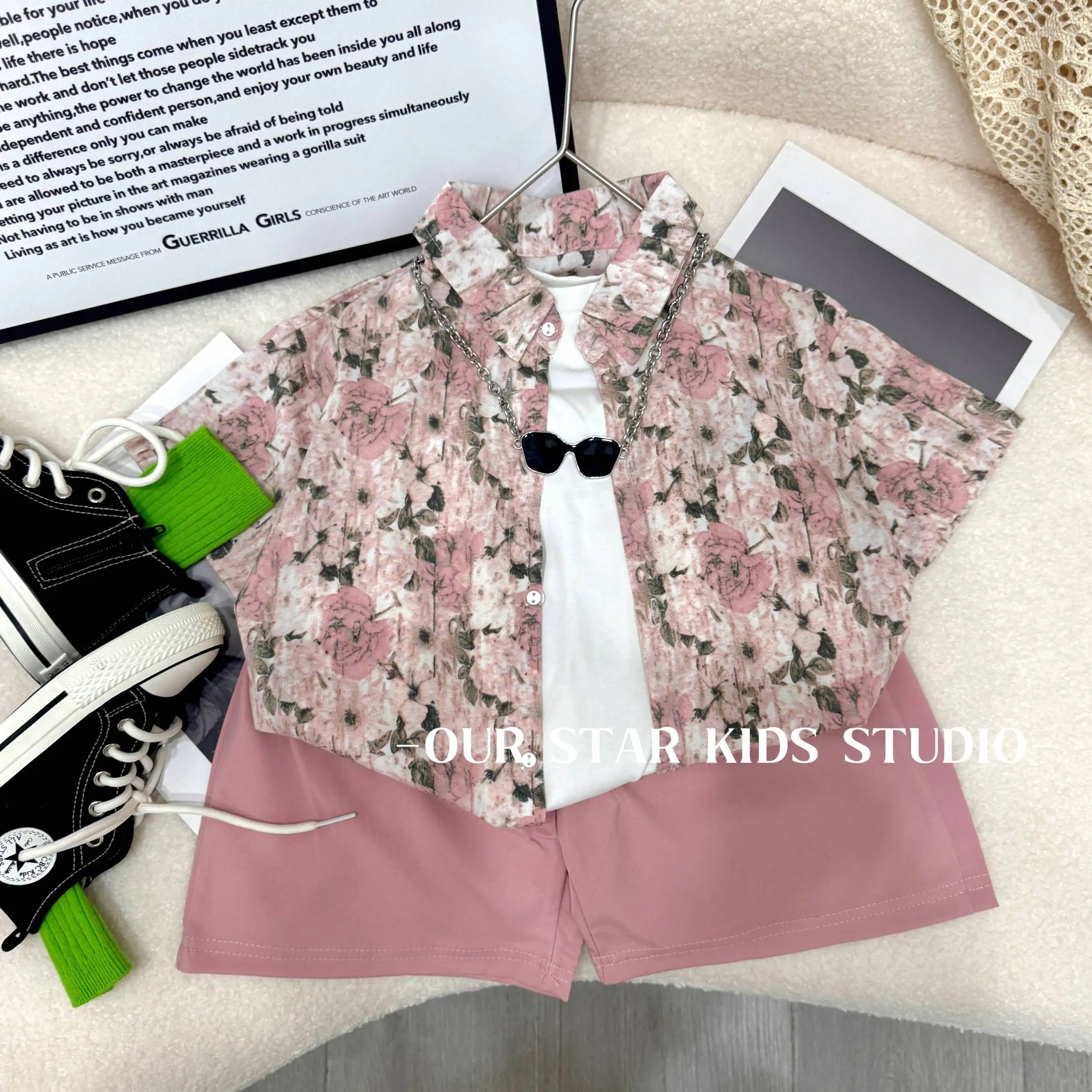 2025 Trendy Casual Suit Boys Kids Loose Thin Shirt Short Sleeve Tops+Shorts New Simple Children Clothing Set
2025 Trendy Casual Suit Boys Kids Loose Thin Shirt Short Sleeve Tops+Shorts New Simple Children Clothing Set