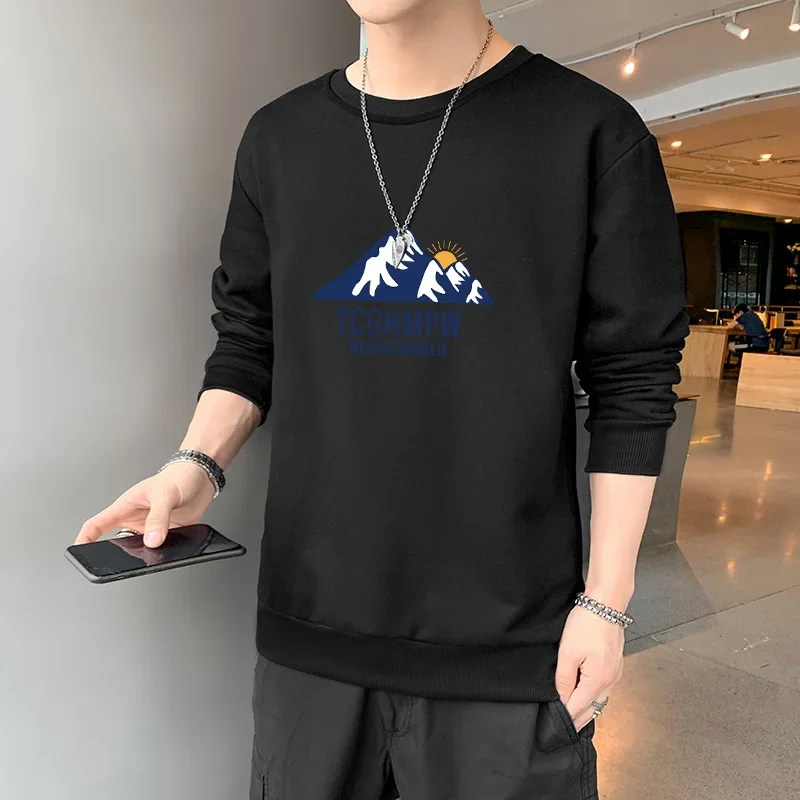 New Autumn and Spring Long sleeved T-shirt for Men's Sweater Underlay Shirt for Men's Round Neck Pullover Sweater for Men
New Autumn and Spring Long sleeved T-shirt for Men's Sweater Underlay Shirt for Men's Round Neck Pullover Sweater for Men