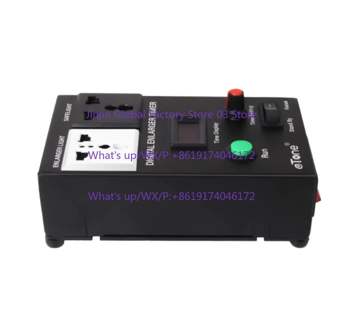 Professional Darkroom Enlarger Timer with Digital Display & Foot Switch for Photographic Printing Exposure Control
Professional Darkroom Enlarger Timer with Digital Display & Foot Switch for Photographic Printing Exposure Control