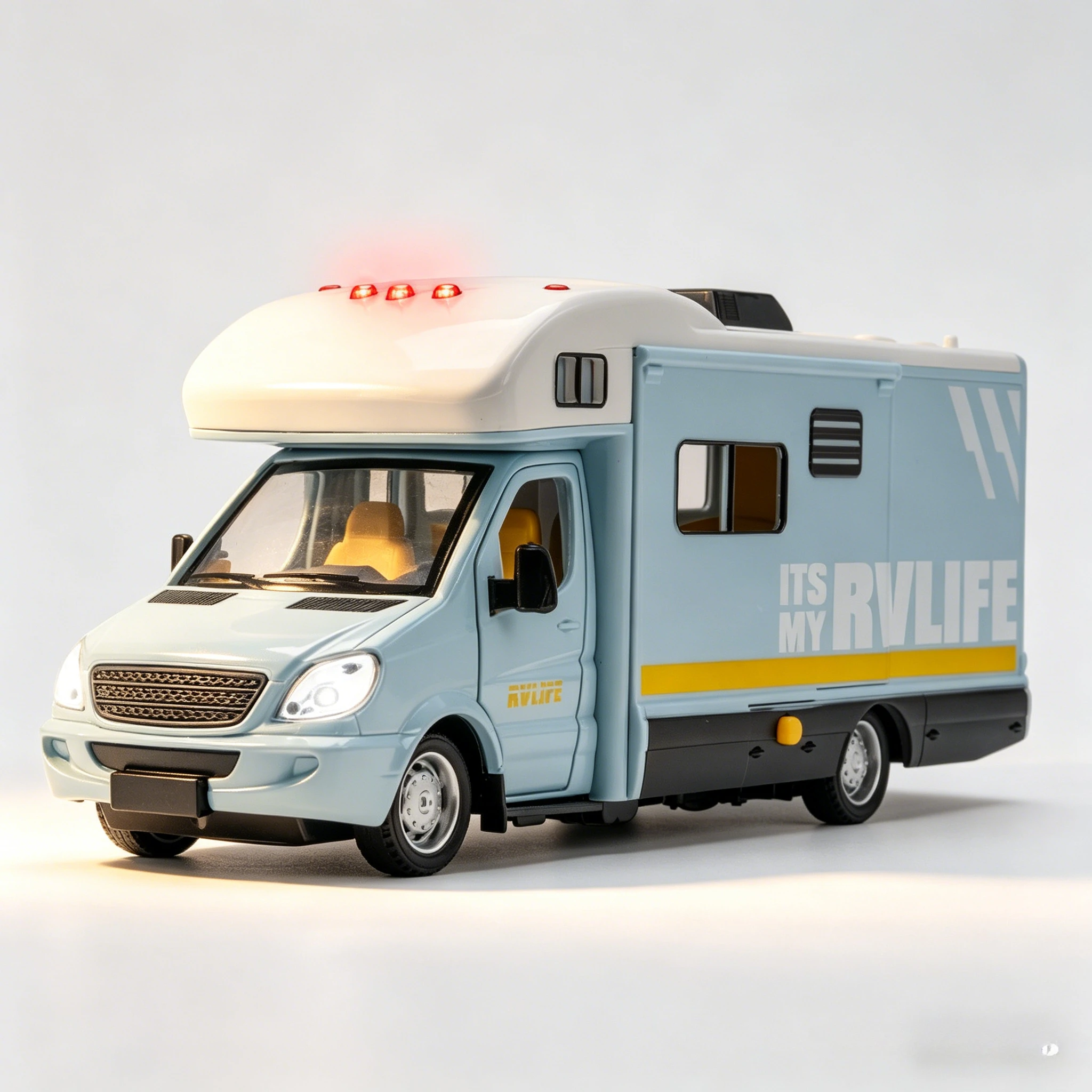 1:32 Scale Camping RV Alloy Diecast Car Model Miniature Toys Sound Light Doors Opened Pull Back Festival Gifts for Kids
1:32 Scale Camping RV Alloy Diecast Car Model Miniature Toys Sound Light Doors Opened Pull Back Festival Gifts for Kids