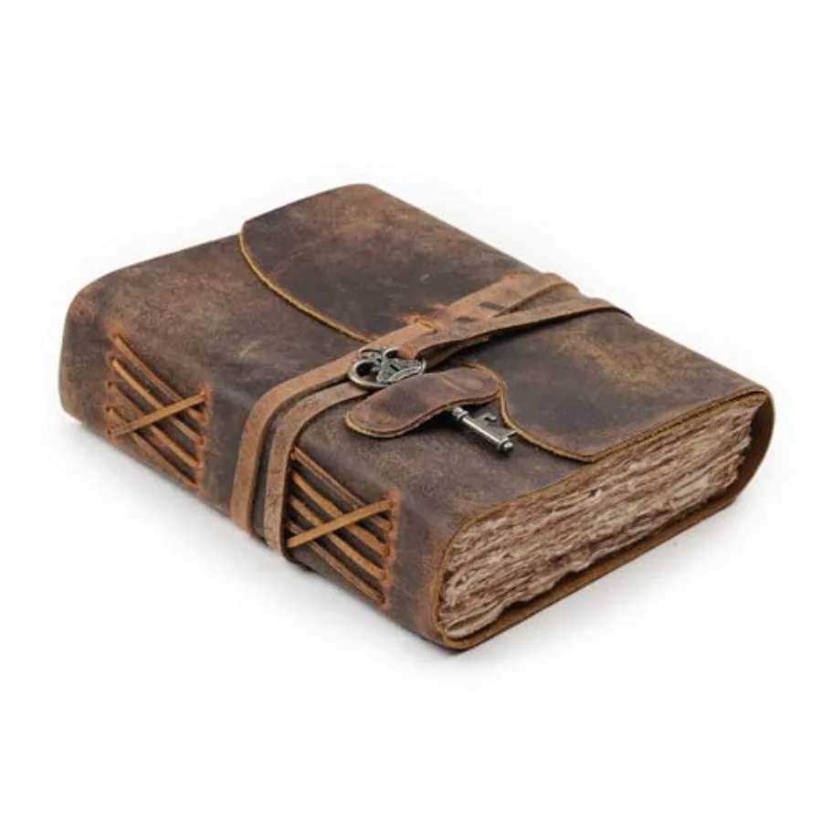 Vintage Leather Journal 200 Handmade Vintage Deckle Edge Paper Leather bound Journal For Women Men Vintage Key Closure - Book o
Vintage Leather Journal 200 Handmade Vintage Deckle Edge Paper Leather bound Journal For Women Men Vintage Key Closure - Book o