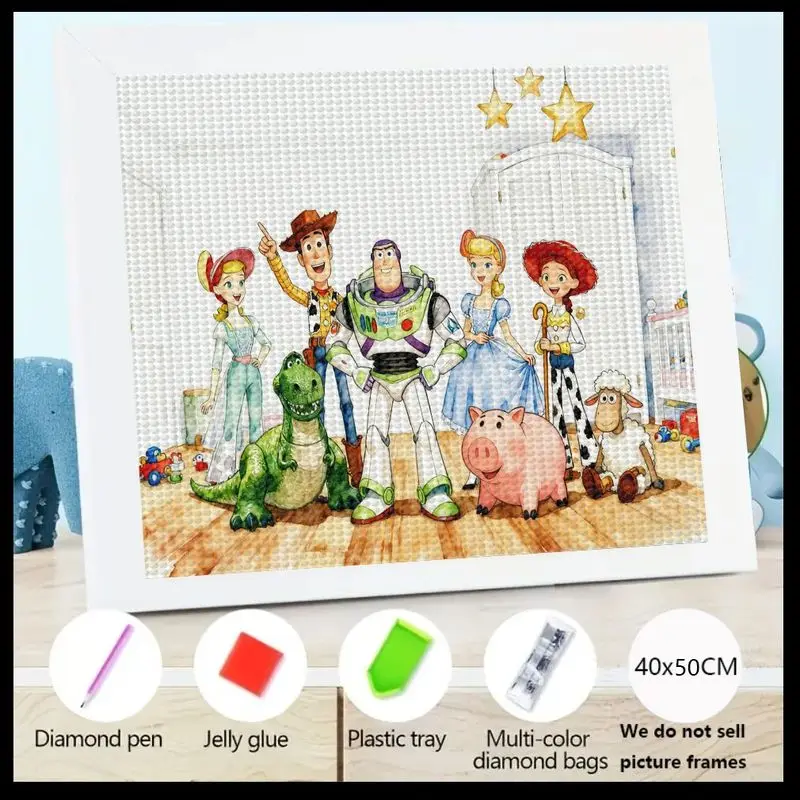 1PC Toy Story Cartoon Characters 5D Full Drill Diamond Painting Kit, DIY Woody Buzz Lightyear Jessie Rex Hamm Bo Peep Friends Ge
1PC Toy Story Cartoon Characters 5D Full Drill Diamond Painting Kit, DIY Woody Buzz Lightyear Jessie Rex Hamm Bo Peep Friends Ge