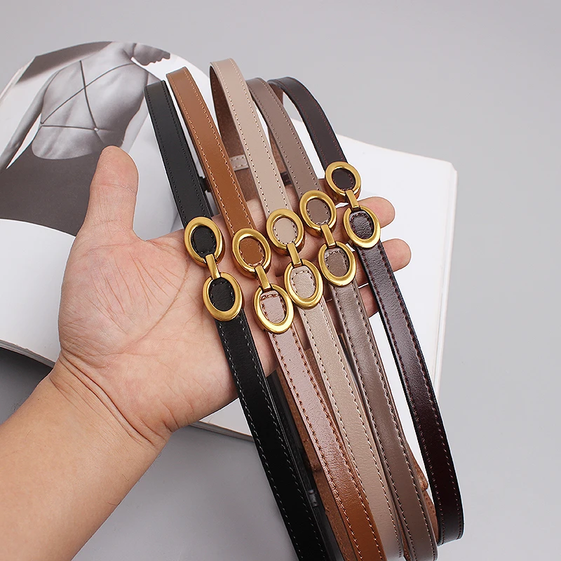 Fashion Hook Buckle Slim Belt for Women 2022 Luxury Real Cow Leather Jean Belt Solid Cowhide Waistband European Lady Casual Belt
Fashion Hook Buckle Slim Belt for Women 2022 Luxury Real Cow Leather Jean Belt Solid Cowhide Waistband European Lady Casual Belt