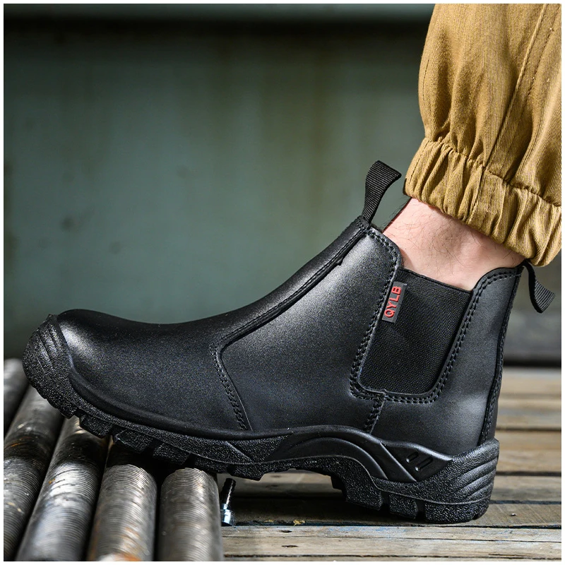 mens fashion steel toe cap work boots slip-on soft leather safety shoes worker tooling security ankle botas protective footwear
mens fashion steel toe cap work boots slip-on soft leather safety shoes worker tooling security ankle botas protective footwear