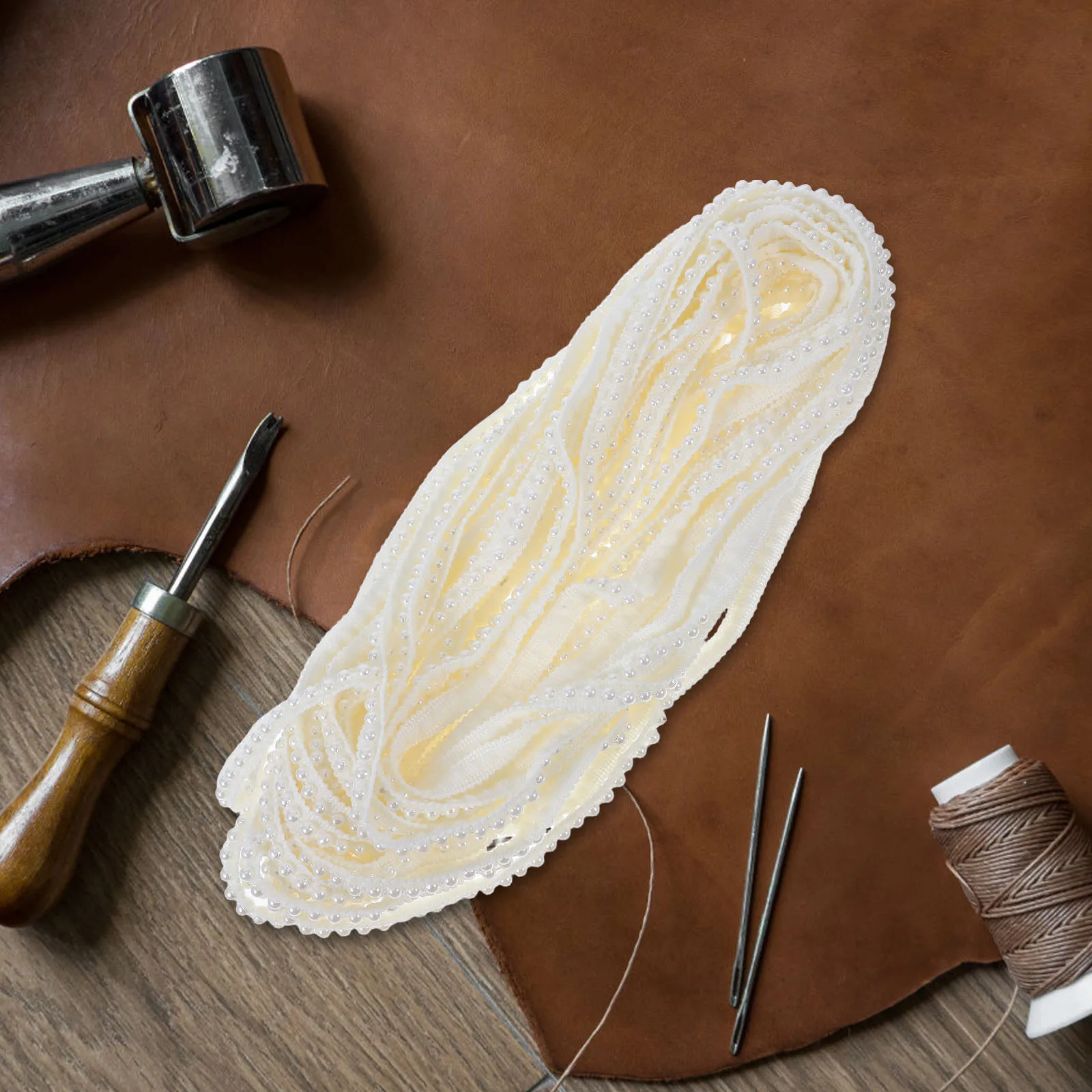 Beaded Lace Ribbon Elegant Pearl Trim for Costume Home Decor Fashion Accessories DIY Embellishment Sewing Supplies
Beaded Lace Ribbon Elegant Pearl Trim for Costume Home Decor Fashion Accessories DIY Embellishment Sewing Supplies