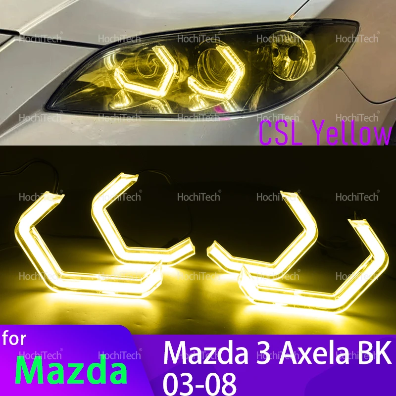 For Mazda 3 Mazda3 Axela BK Sedan 2003-2008 M4 Style Lemon Yellow Color DRL LED Angel Eyes Light White Daytime Running Light Kit
For Mazda 3 Mazda3 Axela BK Sedan 2003-2008 M4 Style Lemon Yellow Color DRL LED Angel Eyes Light White Daytime Running Light Kit