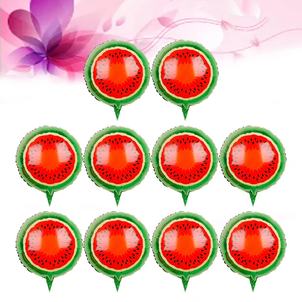10 Pcs Shaped Balloons Watermelon Foil Birthday Mylar Wedding Helium Fruit Foil Balloons Reusable Decorative Party Supplies
10 Pcs Shaped Balloons Watermelon Foil Birthday Mylar Wedding Helium Fruit Foil Balloons Reusable Decorative Party Supplies