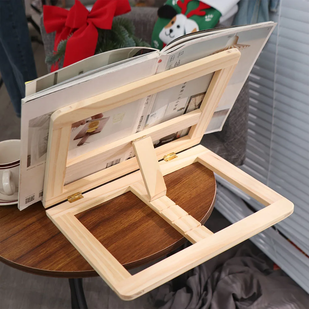 Laptop Stand Adjustable Wood Bookends Stand Portable Practical Book Rack Sturdy Recipe Cookbook Holder School Office
Laptop Stand Adjustable Wood Bookends Stand Portable Practical Book Rack Sturdy Recipe Cookbook Holder School Office