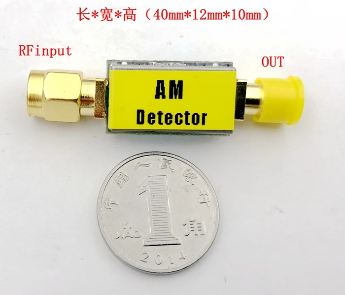 0.1M-6GHz RF AM envelope detector Amplitude detection Discharge signal detection
0.1M-6GHz RF AM envelope detector Amplitude detection Discharge signal detection