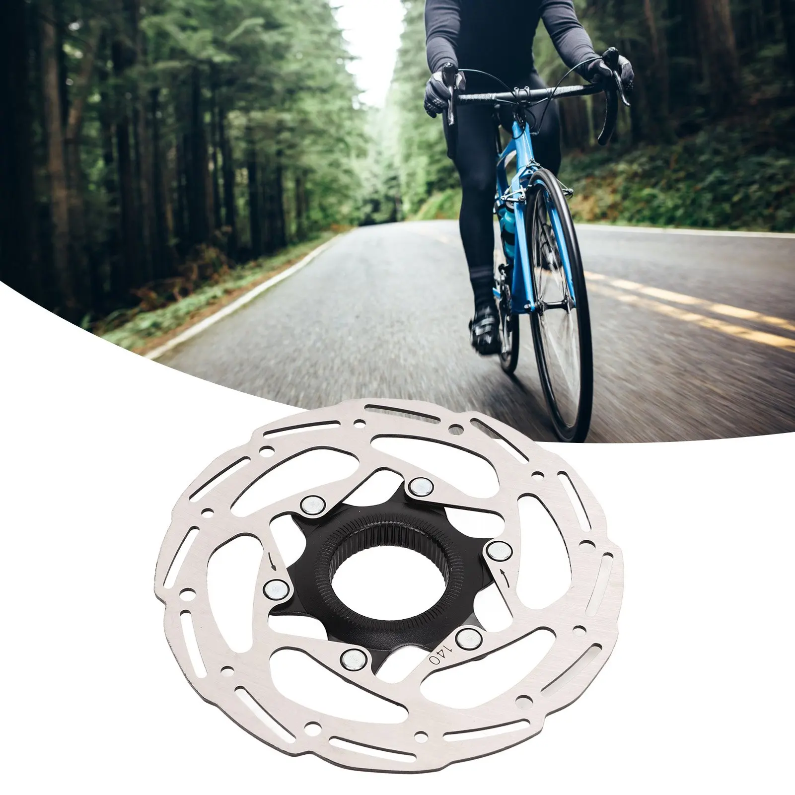 Bicycle Center Lock Disc Brake Rotor Steel With Center Lock Cover for Road Mountain Bike
Bicycle Center Lock Disc Brake Rotor Steel With Center Lock Cover for Road Mountain Bike