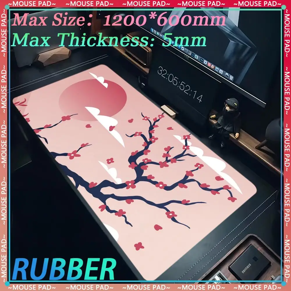 Pink Sakura Oversized XXXL MousePad Gamer Rubber Computer Accessories Non-slip Desk mat Game HD Keyboard Pad Lock Edge Mouse Pad
Pink Sakura Oversized XXXL MousePad Gamer Rubber Computer Accessories Non-slip Desk mat Game HD Keyboard Pad Lock Edge Mouse Pad