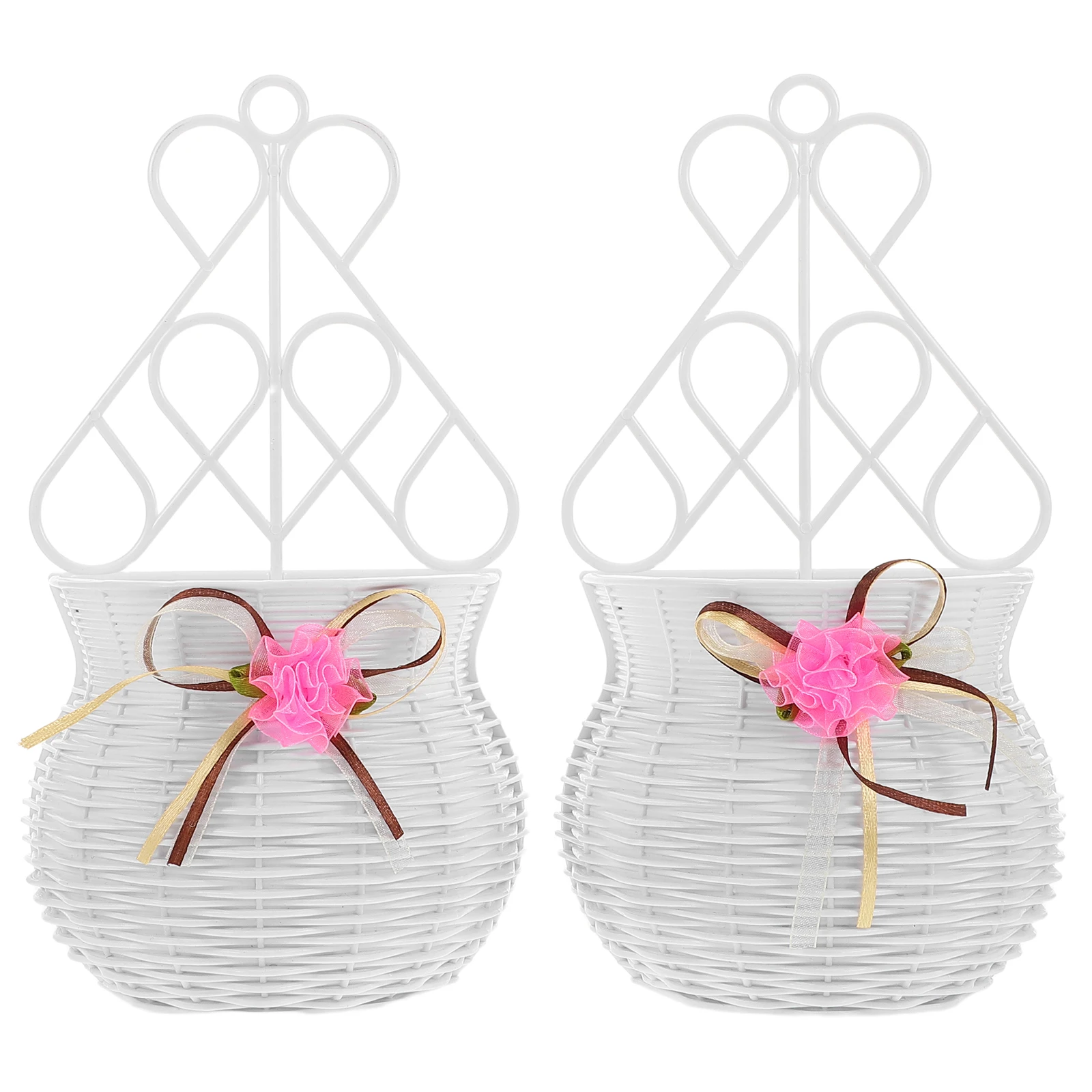 2pcs Simulated Plant Flower Basket White PP Decorative Planter Fake Hanging Plants Wall Mounted Planter Faux Hanging Baskets
2pcs Simulated Plant Flower Basket White PP Decorative Planter Fake Hanging Plants Wall Mounted Planter Faux Hanging Baskets