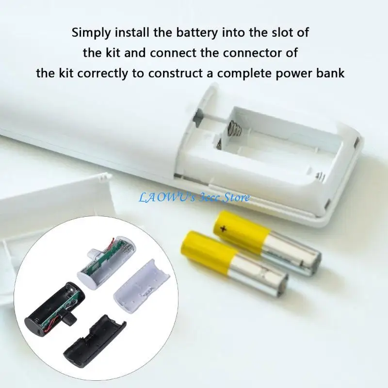Y8AD DIY Battery Storage Box No Solder Powerbank Shell Power Case for 1x18650 Battery
Y8AD DIY Battery Storage Box No Solder Powerbank Shell Power Case for 1x18650 Battery