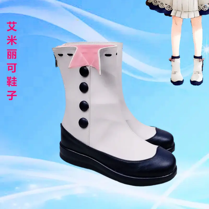 Shadows House Emilico Cosplay Costume Shoes Handmade Faux Leather Emiriko Boots Halloween Carnival Boots
Shadows House Emilico Cosplay Costume Shoes Handmade Faux Leather Emiriko Boots Halloween Carnival Boots