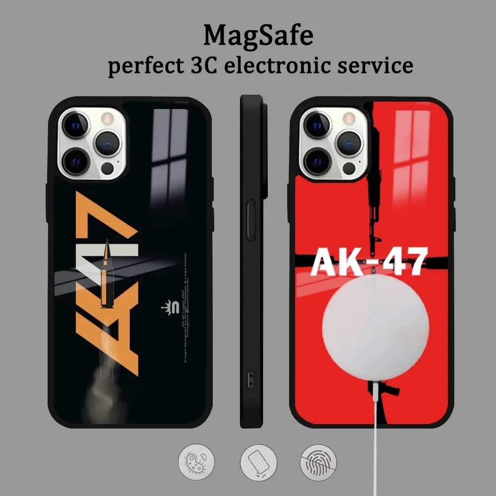 A-AK47 Rifle Gun Phone Case Anime For IPhone 16 15 14 13 12 11 Pro Max Plus Mini Magsafe Mirror Wireless Magnetic Cover
A-AK47 Rifle Gun Phone Case Anime For IPhone 16 15 14 13 12 11 Pro Max Plus Mini Magsafe Mirror Wireless Magnetic Cover