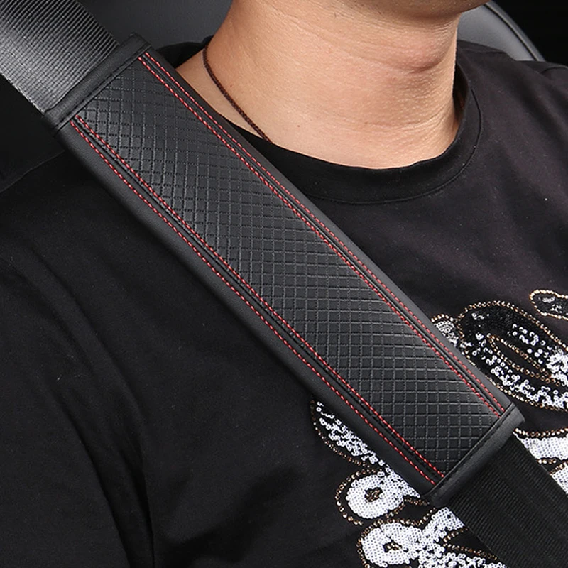 Pu Leather Seat Belt Cover Universal Safety Belt Shoulder Protection Breathable Seat Belt Padding Pad Car Accessories Interior
Pu Leather Seat Belt Cover Universal Safety Belt Shoulder Protection Breathable Seat Belt Padding Pad Car Accessories Interior