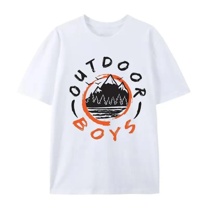 Unisex Abstract Text Print T-Shirts 'Outdoor Boys' Graphic Tees Cotton Streetwear Casual Tops Trendy Shirts
Unisex Abstract Text Print T-Shirts 'Outdoor Boys' Graphic Tees Cotton Streetwear Casual Tops Trendy Shirts
